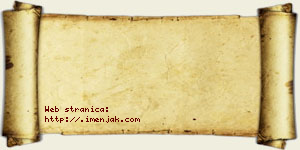 Jovana Jakovljević vizit kartica